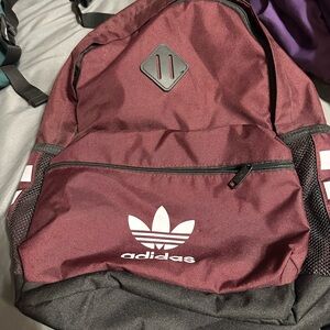 Adidas Maroon Backpack